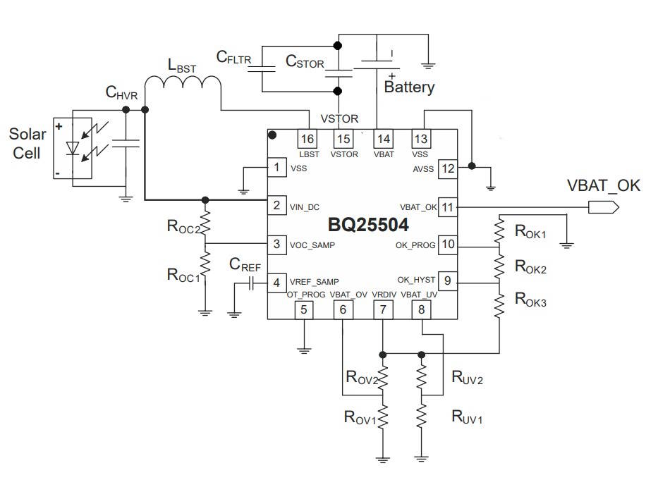 BQ25504 Diagram